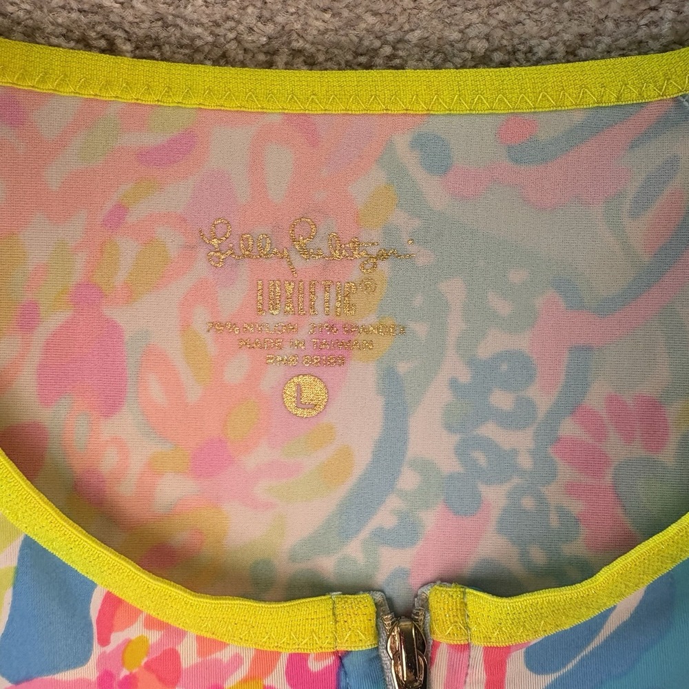 Lilly Pulitzer Luxletic rash guard - Picture 3 of 6